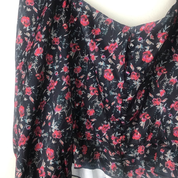 Lioness Sweethearts Long Sleeve Black Floral Top - Picture 5 of 8